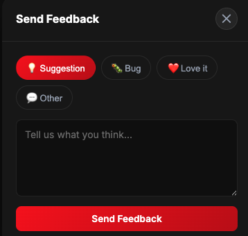 Send Feedback